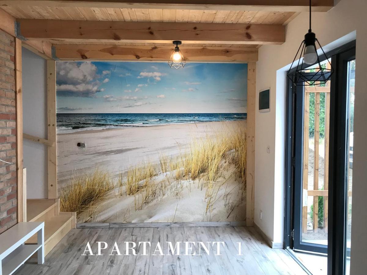 Patyki Kamyki Apartman Ustka Kültér fotó
