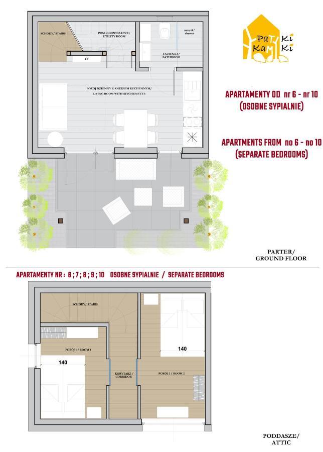 Patyki Kamyki Apartman Ustka Kültér fotó
